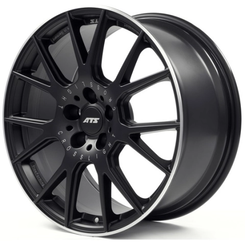 ATS Crosslight W8.5 R19 PCD5x130 ET50 DIA71.6 racing black lip polished